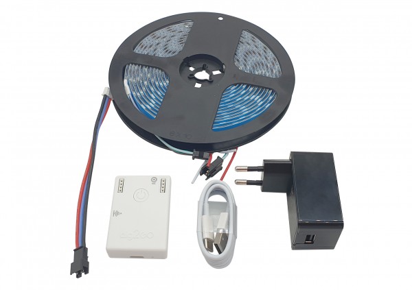 QuinLED dig2GO portable DIGITAL LED Bundle Power controller +Netzteil + RGBW Stripe (5M)