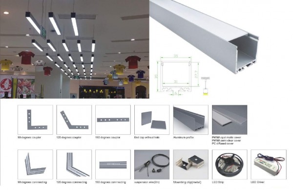 Synergy 21 LED U-Profil 200cm, ALU018-R