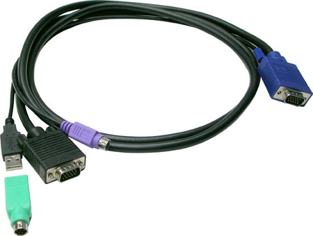 Allnet KVM, zbh. Kabel für Prima(T)4/8/16, 5m, USB/PS2,