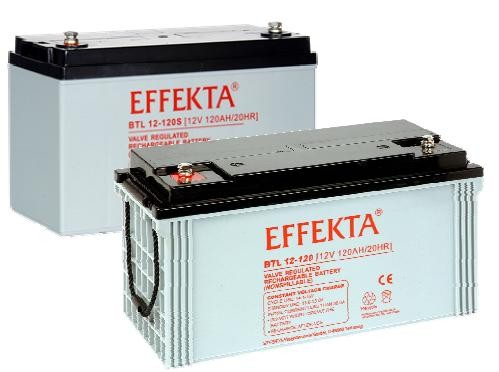 Effekta zbh. Akku 12V/120Ah, 10-Jahresbatterien