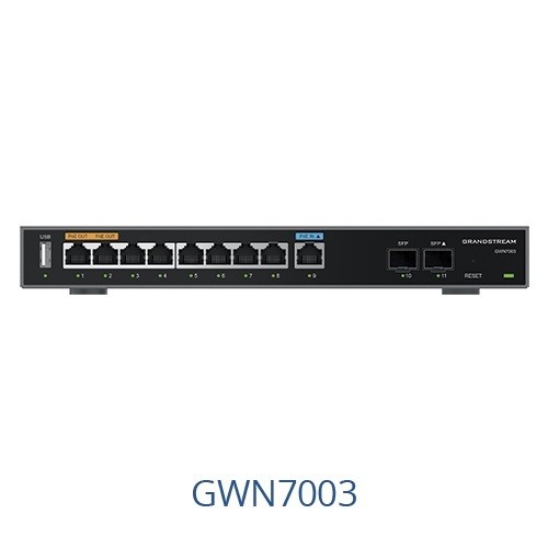 Grandstream GWN7003 Multi-WAN-Gigabit-VPN-Router mit integrierten Firewalls
