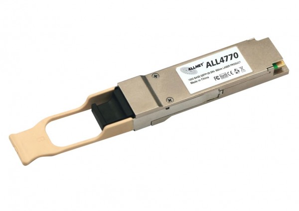 ALLNET Switch Modul ALL4770 QSFP28-SR, 100Gbit Multimode, bis 100m, MTP/MPO connector, uncodiert,