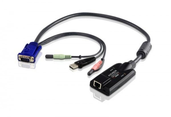 Aten KVM-Switch.zbh.Adapter Cable TP USB+HDB+Audio, Virtua