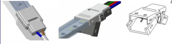 Synergy 21 LED FLEX Strip zub. Easy Connect Strip to Wire 10/12mm IP67
