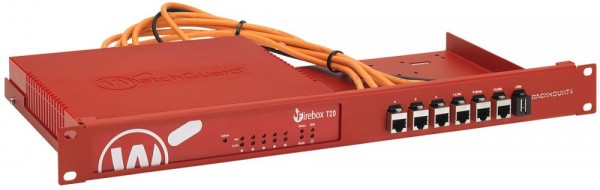 Rackmount.IT, Rack Mount Kit for WatchGuard Firebox T20/T25/T40/T45/T45-POE, shielded/industrialized, FTP(geschirmte) Kupplung/Patchkabel