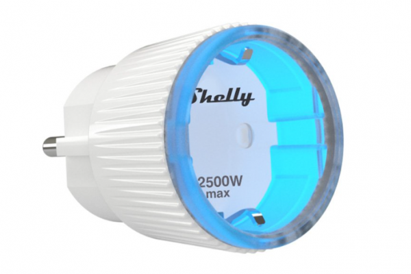 Shelly · Plug &amp; Play · &quot;Plug S&quot; · WLAN Schaltaktor · 1x 10A · 2500W · Messfunktion