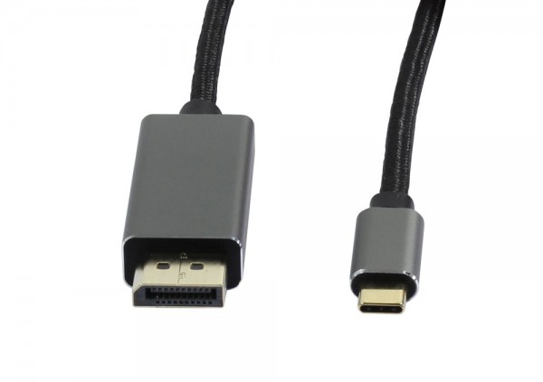 Kabel Video USB3.1 Type-C =&gt; DisplayPort V1.4, ST/ST, 1,8m, Ultra HD II 8K*4K@60hz, Synergy21,&quot;