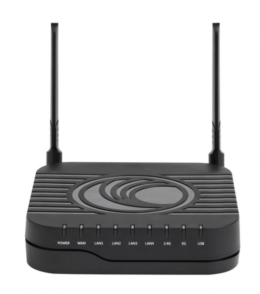 Cambium Networks cnPilot R201P, EU , 802.11ac dual band Gigabit WLAN Router with ATA and PoE