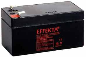 Effekta zbh. Akku, 12V-1,2AH,