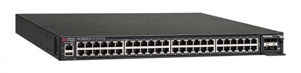 CommScope RUCKUS Networks ICX 7450 Switch 48-port 1 GbE SFP fiber switch bundle includes 4x10G SFP+ uplinks, 2x40G QSFP+