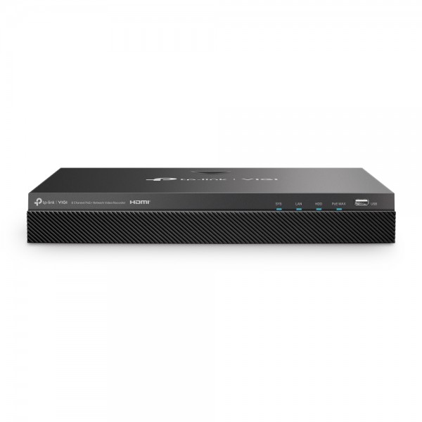 TP-Link - 8 Channel Network Video Recorder - VIGI NVR2008H-8MP-2TB