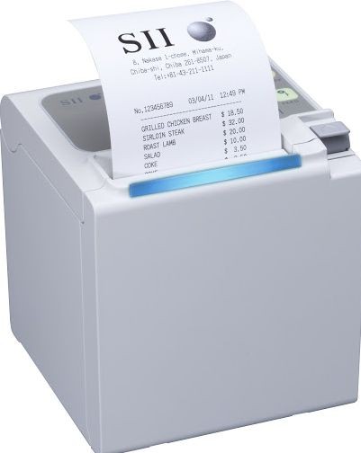 Kassendrucker / Bondrucker Seiko RP-E10, USB, weiß (hellgrau) (RP-E10-W3FJ1-U-C5 )