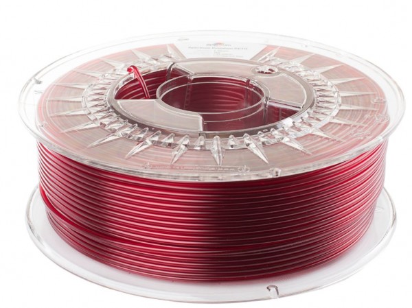 Spectrum 3D Filament PETG 2.85mm TRANSPARENT rot 1kg