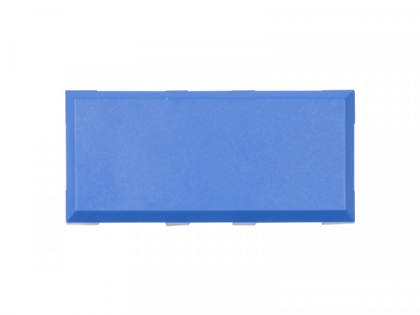ALLNET BrickRknowledge Kunststoffschale 2x1 blau oben und unten 10er Pack