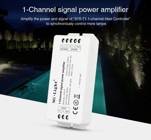 Synergy 21 LED Subordinate Controller 1-Channel Amplifier *Milight/Miboxer*