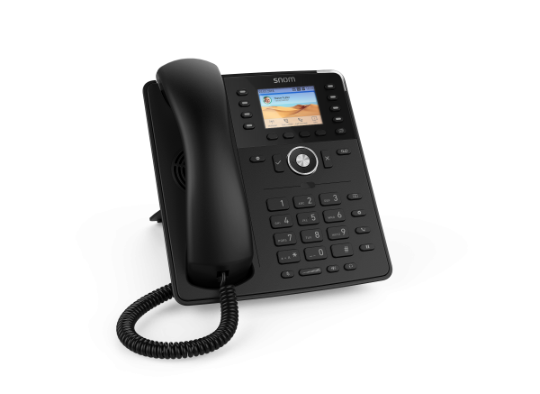 SNOM D735 VOIP Telefon (SIP) o. Netzteil, schwarz