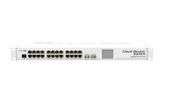 MikroTik Cloud Router Switch CRS326-24G-2S+RM, 24x Gigabit, 2x SFP+, Rackmount