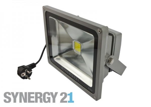 Synergy 21 LED Spot Outdoor Baustrahler 50W graues Gehäuse - kaltweiß V2