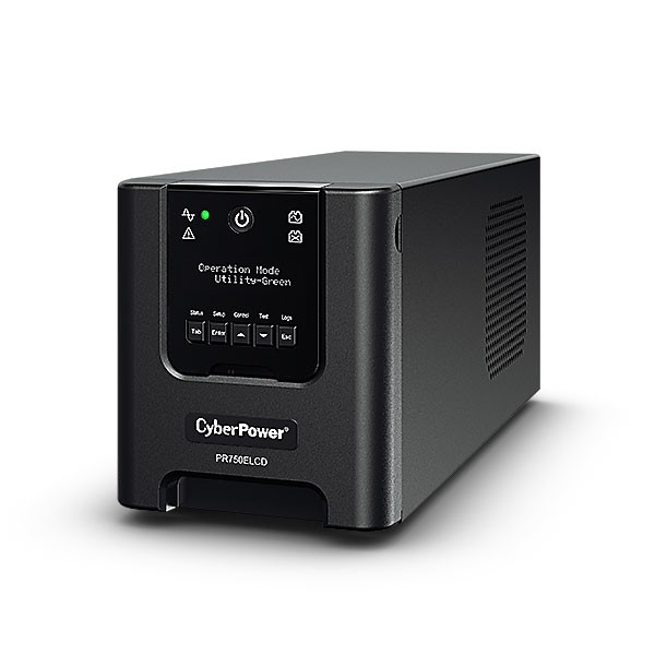 CyberPower USV, PR Tower-Serie, 750VA/675W, Line-Interactive, reiner Sinus, LCD, USB/RS232,