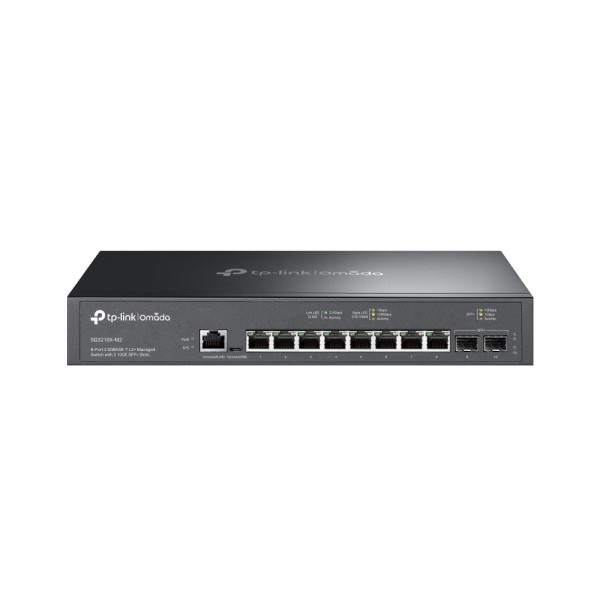 TP-Link Switch smart managed Layer2+ 8 Port • 8x 2.5 GbE • 2x SFP+ • 19&quot; • Omada • SG3210X-M