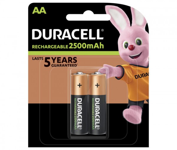 Batterie Akku wiederaufladbar AA 1,2V (HR06) Duracell StayCharged - 2er-Pack