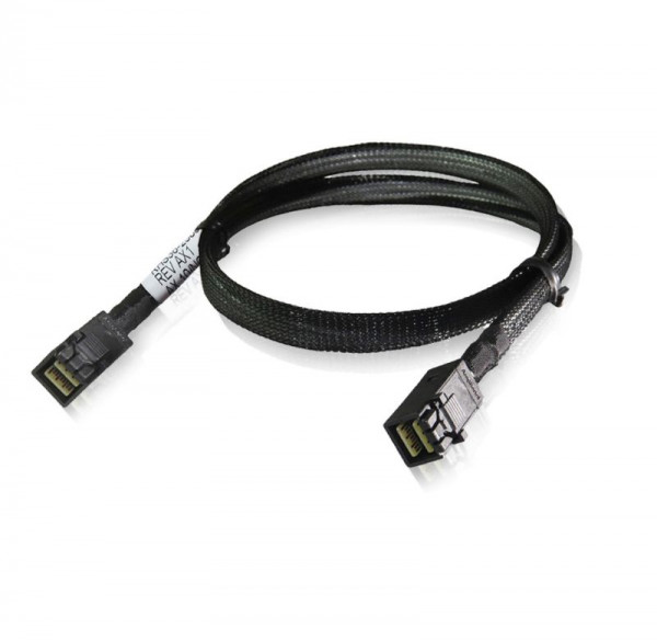 ICY Box Konverter-Kabel, Internes Mini SAS HD SFF-8643 zu SFF-8643 Kabel, IB-CB011,