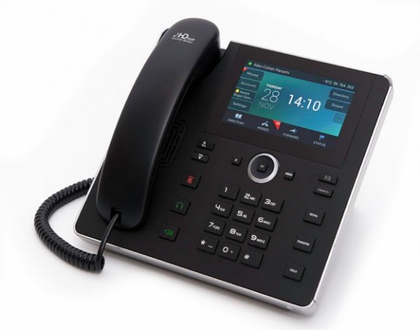 AudioCodes Teams C455HD IP-Phone PoE GbE black with integrated BT and Dual Band Wi-Fi