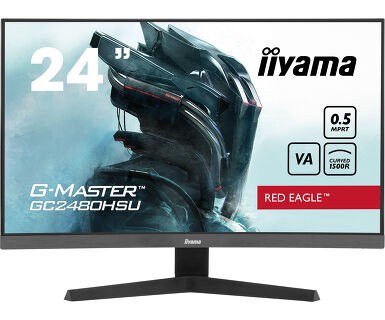 TFT 23,6&quot;/59,8cm iiyama G-Master GC2480HSU Red Eagle *schwarz* 16:9 - curved