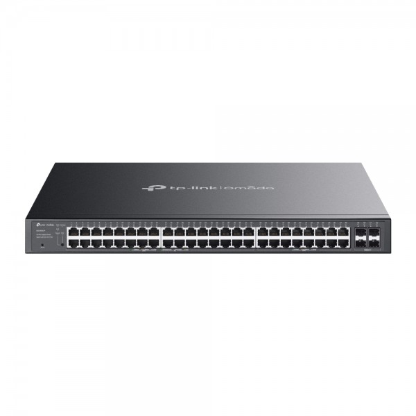 TP-Link Switch full managed Layer2+ 52 Port Â• 48x 1 GbE Â• 4x SFP Â• PoE Budget 230 Watt Â• 32x PoE at Â• 19? Â• Omada Â• SG2452LP