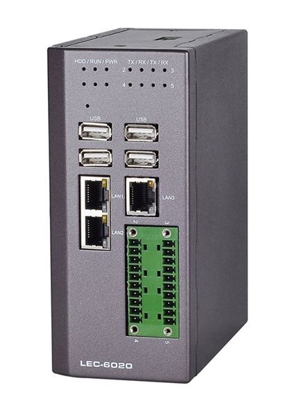 ALLNET DIN-RAIL / Hutschienen PC LEC-6020A - Atom N2600