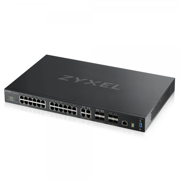 Zyxel Switch full managed Layer3 52 Port Â• 48x SFP Â• 4x SFP+ Â• 19&quot; Â• NebulaFlex Pro Â• XGS4600-52F