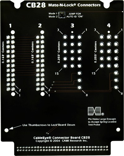 CableEye 758 / CB28 Interface-Platine (AMP Mate-n-Lok?)