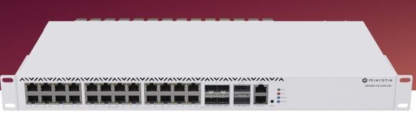 MikroTik Cloud Router Switch CRS326-4C+20G+2Q+RM, 20x 2.5GB Ports, 4x Combo 10G Ports, 2x QSFP+ 40G