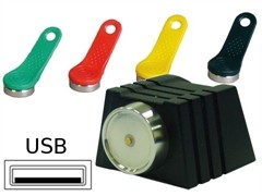 Kasse Kellnerschloss Kelloxx (Dallas) Anschluß USB HID/COM, **schwarz** (TMR901-USB)