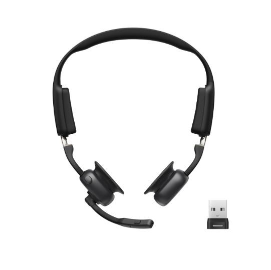 SHOKZ OpenMeet UC with USB-A adapter