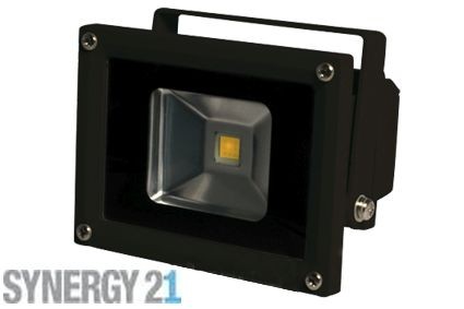 Synergy 21 LED Spot Outdoor Baustrahler 10W schwarzes Gehäuse - gelb V2