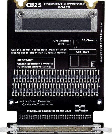 CableEye 755 / CB25 Interface-Platine (Transient Suppressor Board)