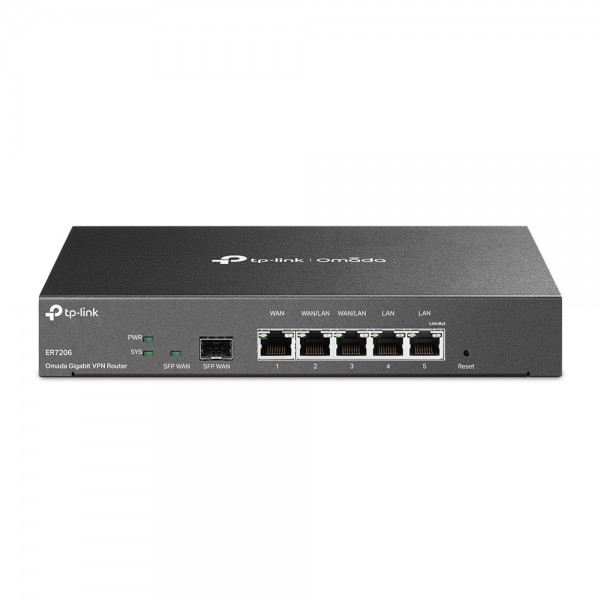 TP-Link - ER7206 - SafeStream Gigabit Multi-WAN VPN Router PORT: 1×