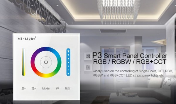 Synergy 21 LED Fernbedienung Smart Panel Controller(RGB/RGBW/RGB+CCT) *Milight/Miboxer*