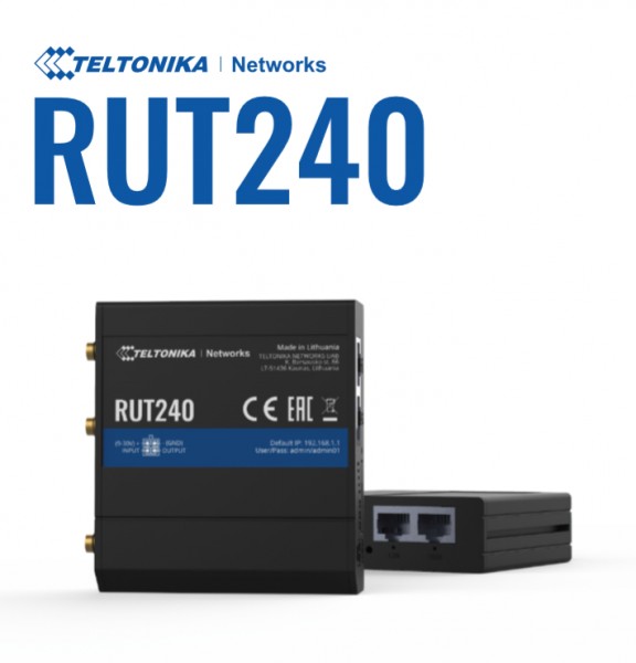 Teltonika · Router · RUT240 · Kompakter-4G/LTE Router !! USED !!