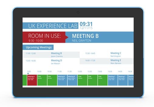 ALLNET Meetingraum RGB LED Tablet 10 Zoll RK3568 Android 11 und NFC,&amp;RFID Farbe schwarz
