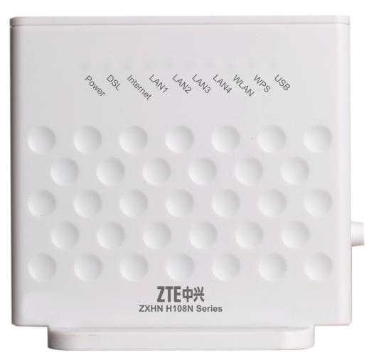 ZTE CPE H108 ADSL2+ Modem + Router mit 300Mbps 802.11n WLAN
