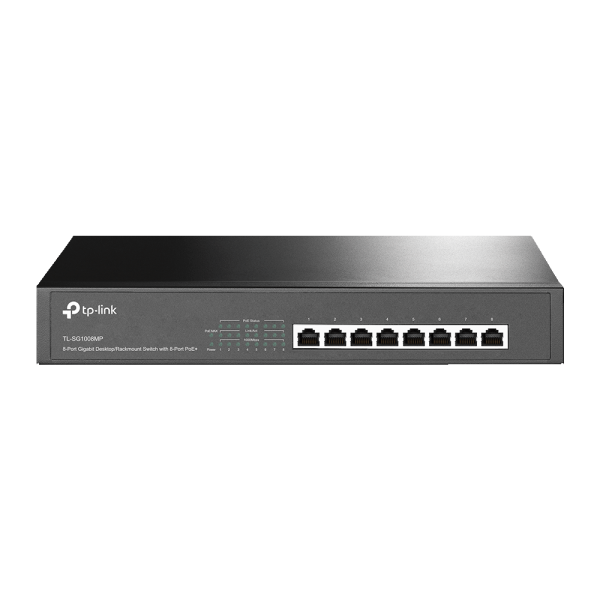 TP-Link - TL-SG1008MP - 8-Port Gigabit Switch with 8-Port PoE+