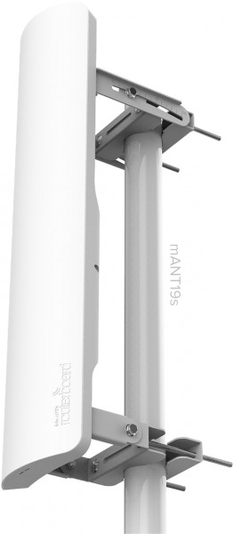 MikroTik mANT 19s 5GHz 120 degree 19dBi 2X2 MIMO Dual Polarization Sector Antenna, 2xRP-SMA connectors