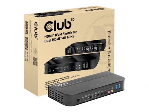 KVM Switch 2-fach *Club3D* HDMI