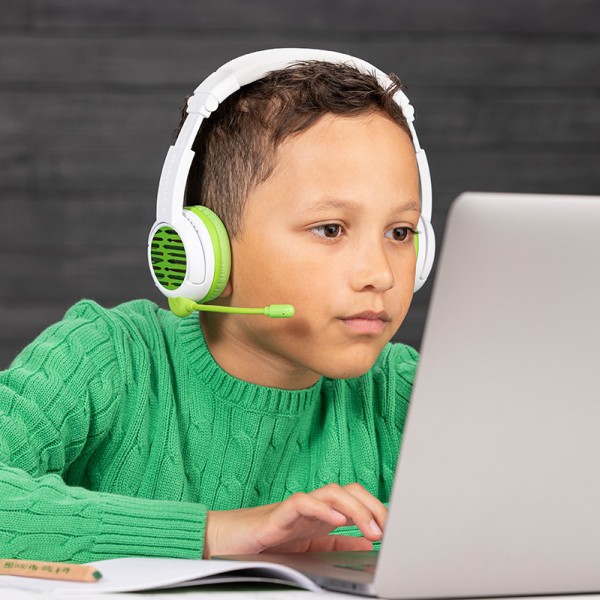 Onanoff Kopfhörer für Kinder / Homeschooling / Bluetooth / Grün
