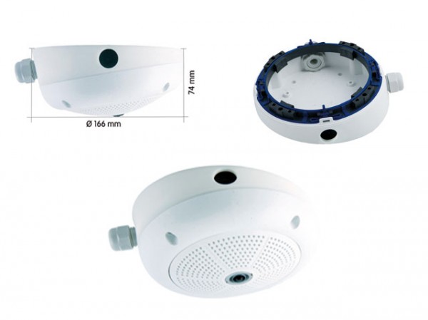 Mobotix Aufputzmontage-Set für Q2x/D2x/ExtIO, 10° STD