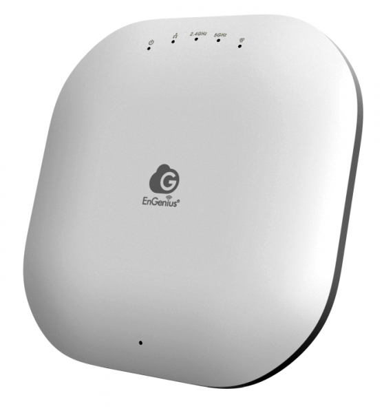 EnGenius Wireless AP WIFI5 • AC1300 • 2x2 • Indoor • 1x 1GbE PoE af • ECW120 • EnGenius Cloud