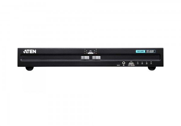 Aten KVM-Switch 2-fach Audio/DP(Displayport), USB, Secure,