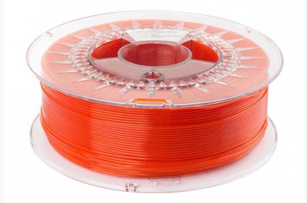 Spectrum 3D Filament / PET-G Premium / 1,75mm / Transparent Orange / Orange Durchsichtig / 1kg